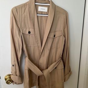 Short Beige Trench coat/jacket